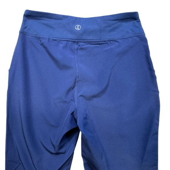 Lands End Womens Stretch Ankle Pants S Blue Nylon/Spandex - Picture 10 of 12